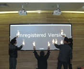 2.8乘1.2米投影用触摸框